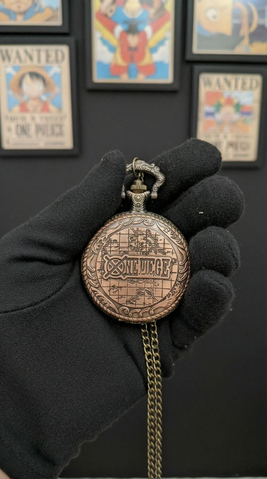 The Grand Line Timepiece — One Piece Double-Sided Pocket Watch