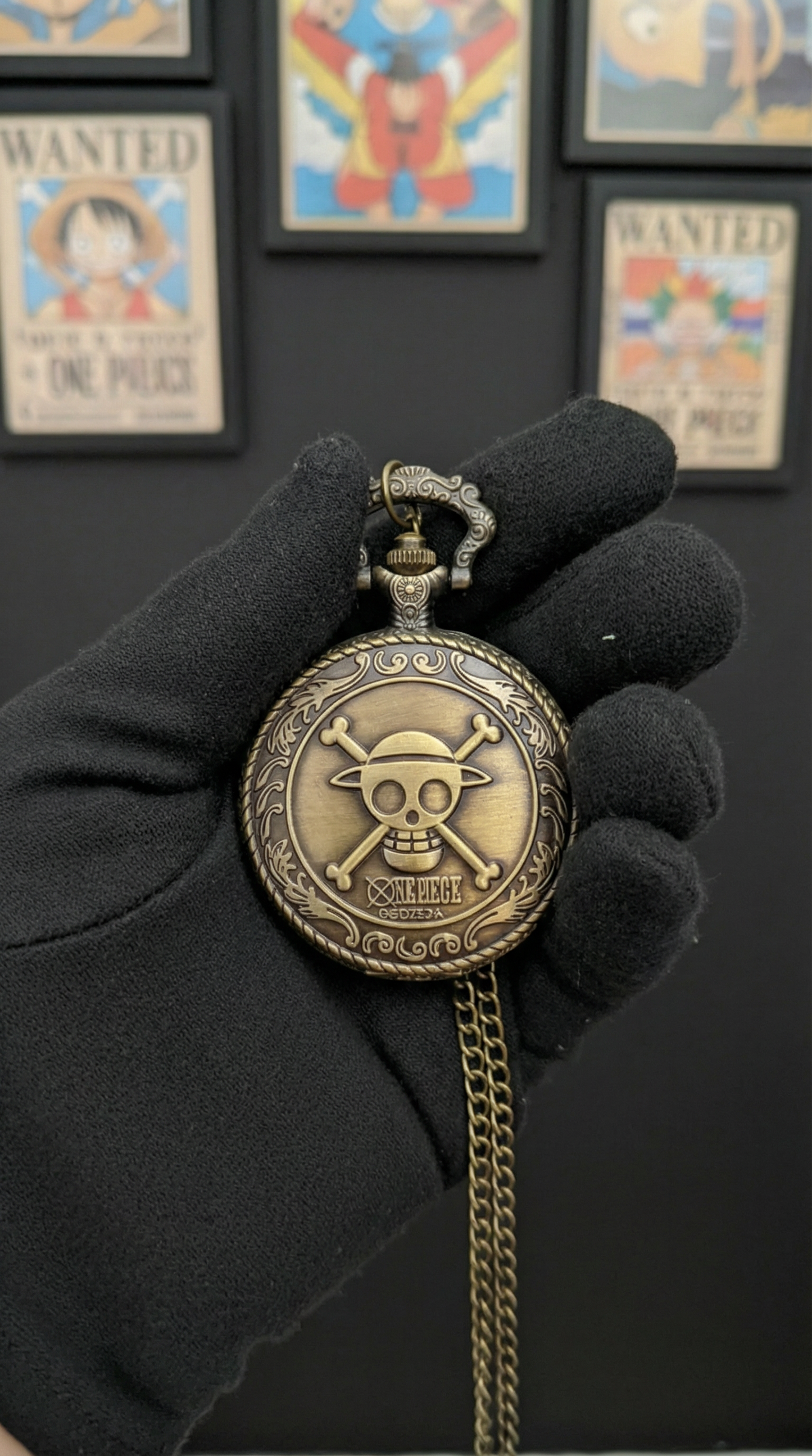 The Grand Line Timepiece — One Piece Double-Sided Pocket Watch