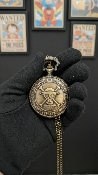 The Grand Line Timepiece — One Piece Double-Sided Pocket Watch