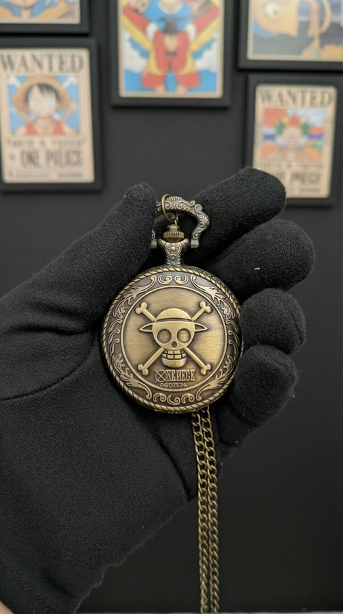 The Grand Line Timepiece — One Piece Double-Sided Pocket Watch