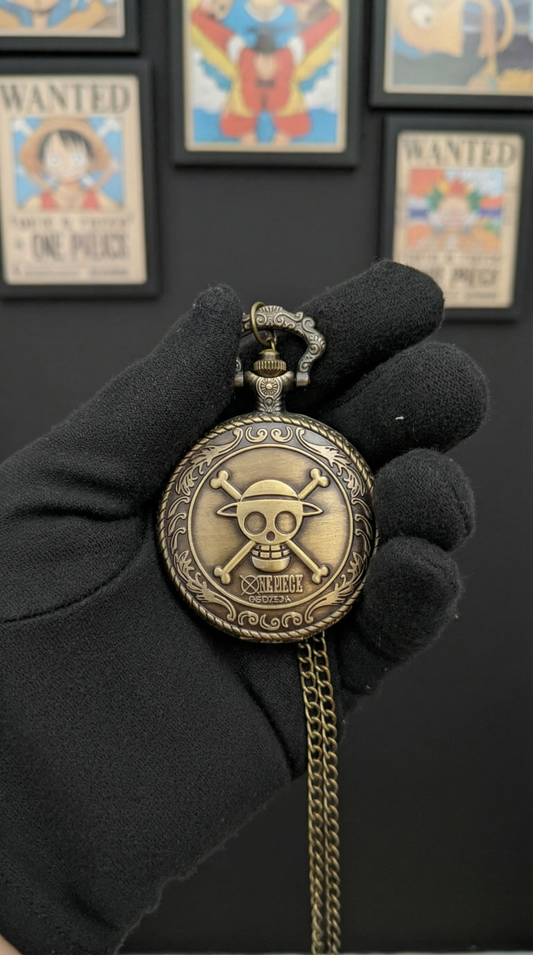 The Grand Line Timepiece — One Piece Double-Sided Pocket Watch